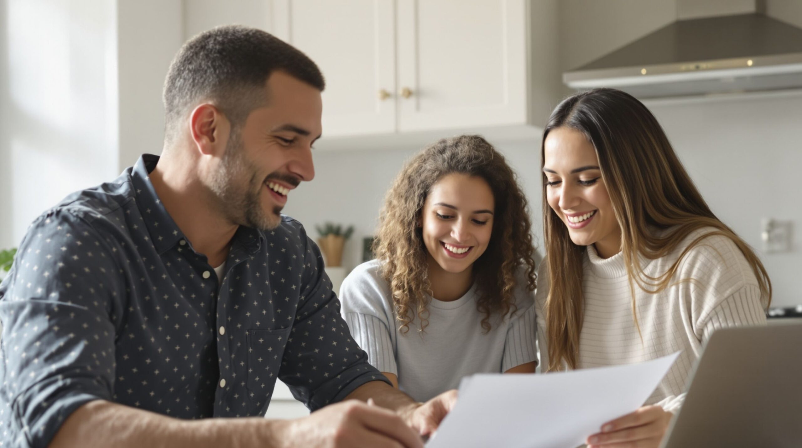 Family estate planning in the kitchen