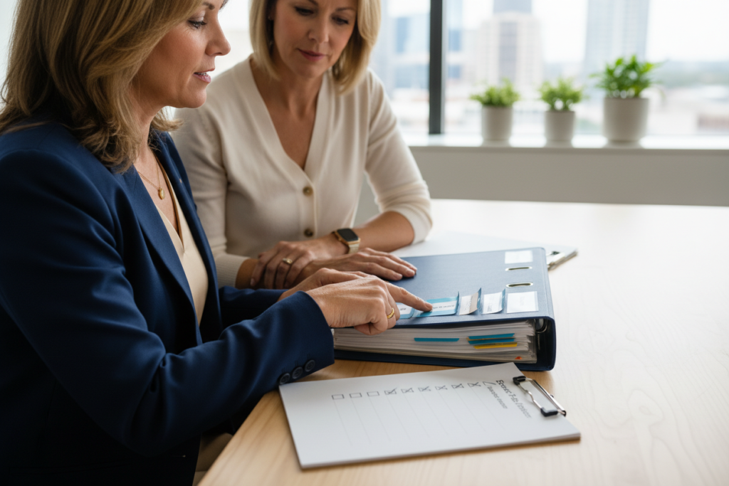 Estate planning with a client