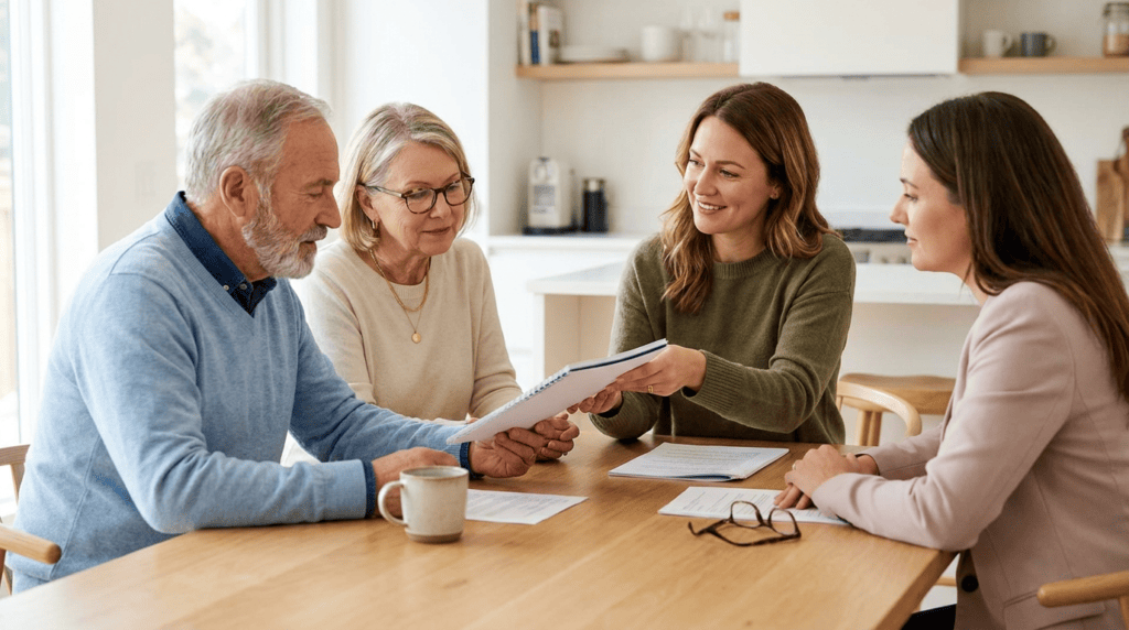 multigenerational-family-kitchen-table-document-review
